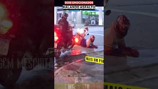 MAIS UM EMOCIONADO RALANDO O ASFALTO! 💥🏍️ #viral #fuga #guardacivil #policia