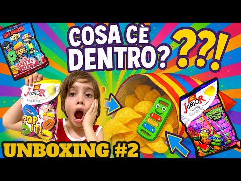Unboxing pazzo di patatine con sorpresa 🍟😱 | Cosa abbiamo trovato stavolta?! #2
