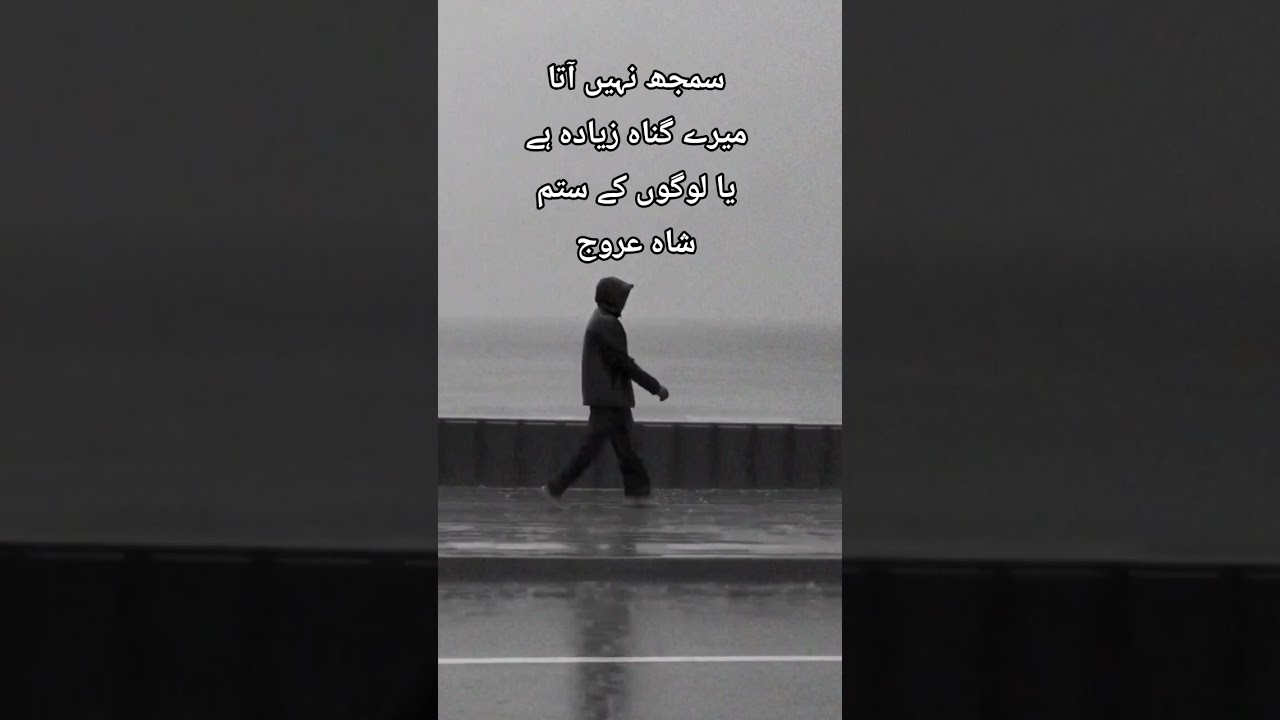 Urdu quotes by Shah Urooj 😔💯😔#song #inspirationalquotes #preciousqoutes