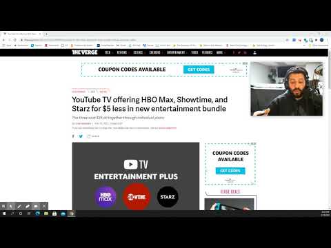 YouTube TV savings. || HBO Max, Showtime, Starz discount.