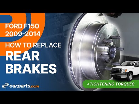 How to replace the Rear Brakes 2009-2014 Ford F150 🚗