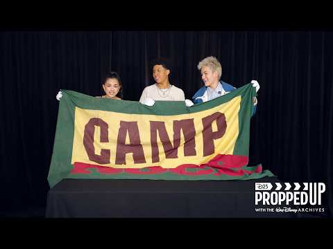 D23 Propped Up | Camp Rock props with the cast of Camp Rock 3