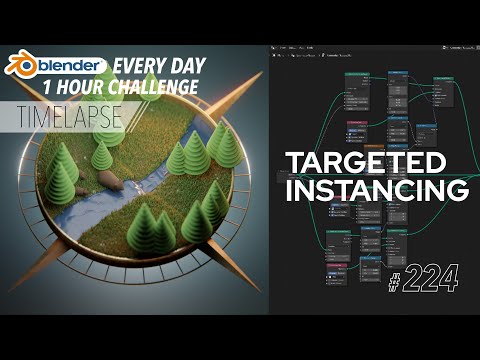 Find your way with Geometry Node Instancing - Blender Every Day #224