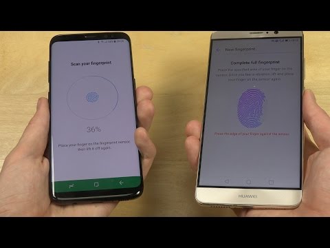 Samsung Galaxy S8 vs. Huawei Mate 9 - Fingerprint Scanner Speed Test!