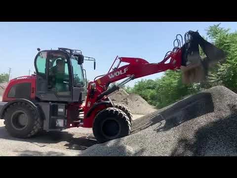 WOLF WL200 loader working in Azerbaijan
