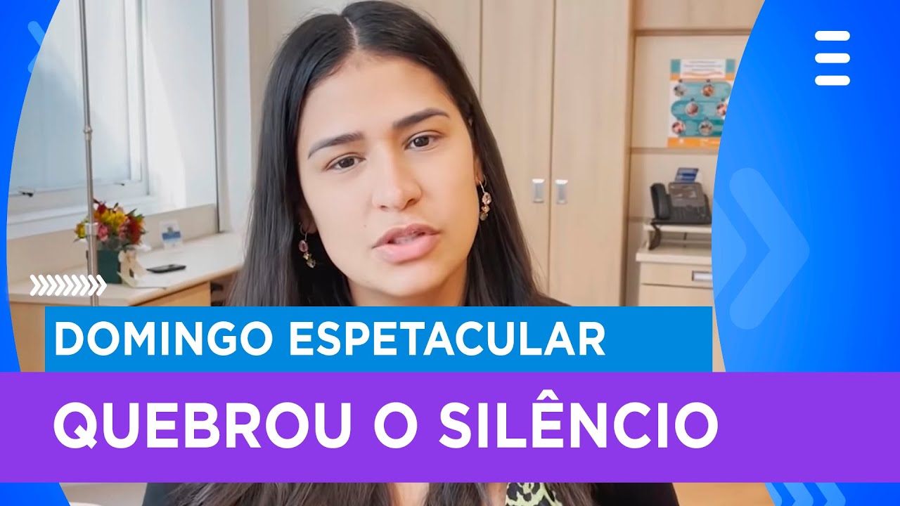 Simone quebra o silêncio e fala sobre a cirurgia para retirar o útero | Domingo Espetacular