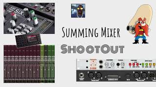 Video thumbnail for Summing Mixer Shootout ~ Dangerous Music D-Box-SSL SiX-PT10 IntheBox by Mikromix Studio, DMV