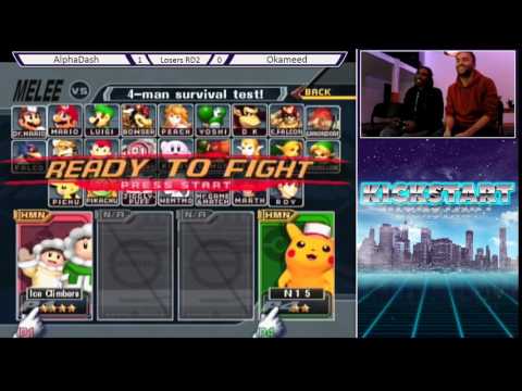 Kickstart 15 Losers Round 2 - AlphaDash (Ice Climbers) vs Okameed (Pikachu)