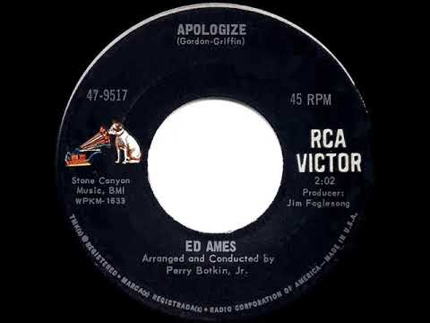 1968 Ed Ames - Apologize (mono 45)