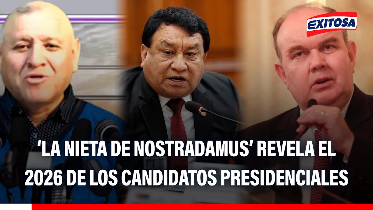 🔴🔵 'La Nieta de Nostradamus' predice el 2026 de los candidatos presidenciales