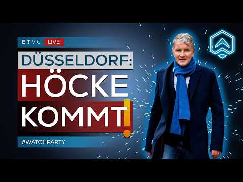 🟥 DÜSSELDORF: Björn HÖCKE trotzt 5000 Gegen-DEMONSTRANTEN in NRW! | #WATCHPARTY