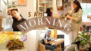 5 AM Morning Routine | Peaceful & Calm Vlog I Homemaking, Healing & Productive Start to the Day