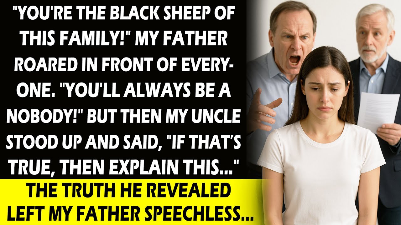 My Parents Said; You’re a Disgrace to This Family—But What My Uncle Said Next Left Him Speechless...