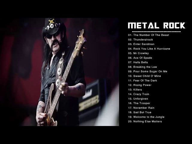 heavy metal top rock songs