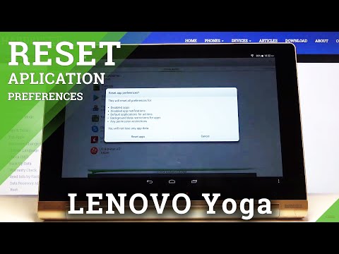 How to Reset App Preferences in LENOVO Yoga – Delete App Settings