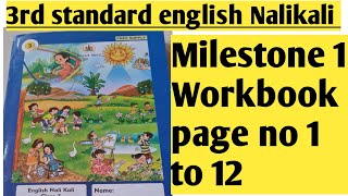Nalikali 3rd standard English workbook Milestone 1