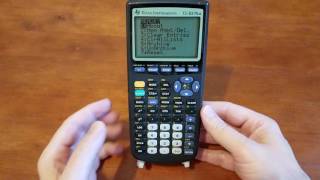 How to clear Texas Instruments TI-83 Plus calculator.