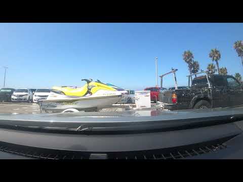 Driving Tour of the Oceanside Harbor in Oceanside California including Harbor Beach