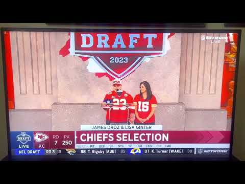 When Is James Droz Announcing A Pick