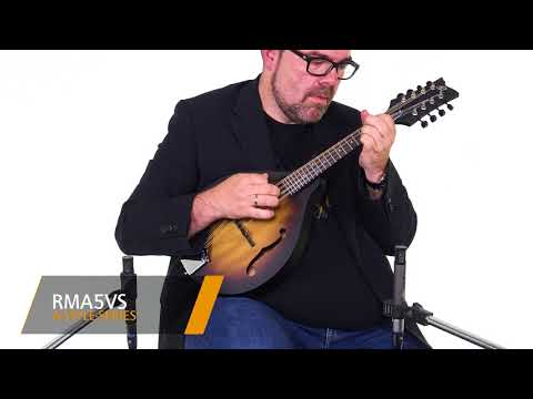 Ortega Guitars RMA5VS A-Style Series Mandolin in Violin Sunburst image 3