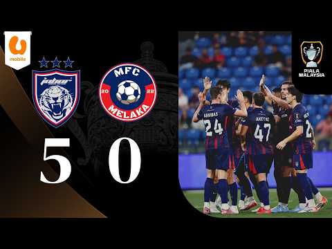 Sorotan: Johor Darul Ta'zim 5 - 0 Melaka FC | Suku Akhir (1) | Piala Malaysia 2025-26