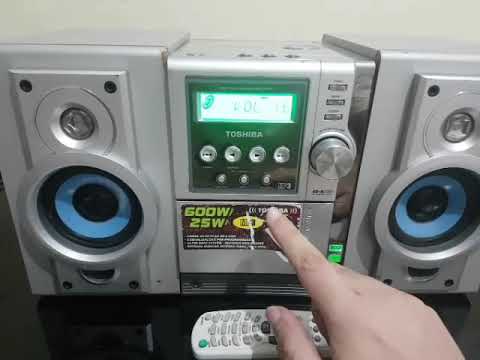 Micro Hi-Fi System Toshiba MC 6630w 25Rms 110v/220v