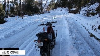 preview picture of video 'Snow Ride between Mussoorie and Dhanaulti (jvdjaved)'