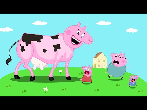 Peppa really turned into a cow??? Peppa Pig Funny Animation
