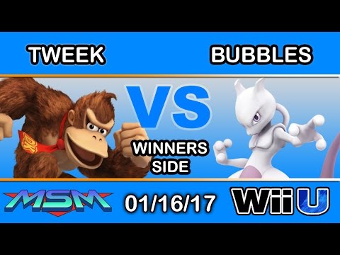 MSM 81 - Tweek (Donkey Kong) Vs. Bubbles (Mewtwo) Winners Side - Smash Wii U