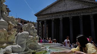 El calor extremo en Roma pone en apuros incluso al Papa