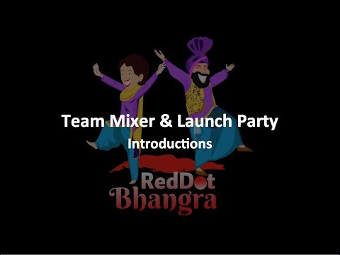 RedDot Bhangra 2017 Team Mixer Introductions