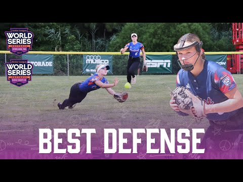 All the Best Defense Plays of the Junior & Senior League Softball World Series