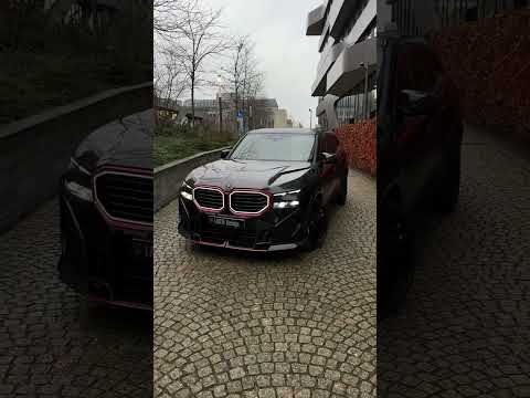 №1 OUT OF 500LIMITED BMW XM LABEL RED IN THE CARBON FIBER WIDE BODY KIT by LARTE