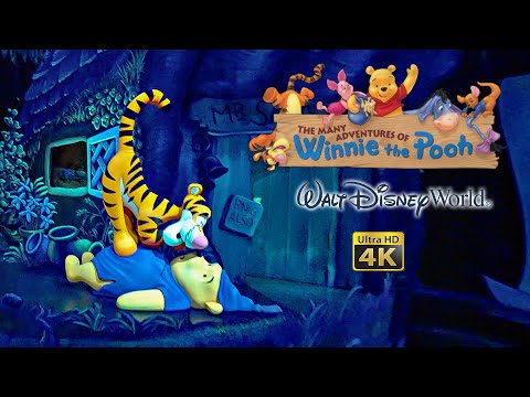 The Many Adventures of Winnie the Pooh On Ride Low Light 4K POV Walt Disney World 2024 06 29