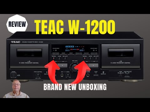 Teac W-1200 Unboxing | Brand New Cassette Deck Review & Test