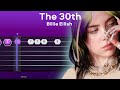 Billie Eilish - The 30th (Easy Guitar Tabs & chords Tutorial)