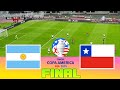 ARGENTINA vs CHILE - Copa America 2024 Final | Full Match All Goals | Football Match PES