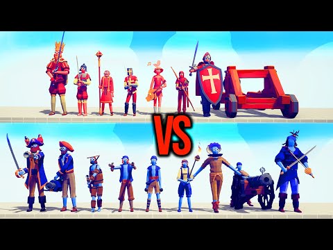 PIRATE TEAM vs MEDIEVAL TEAM #83 | TABS - Totally Accurate Battle Simulator