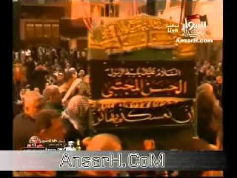 ⁣تشييع جنازة الامام الحسن ع  ليلة 8 صفر 1435 الشيخ عبد الله الدجيلي و السيد في النجف الاشرف