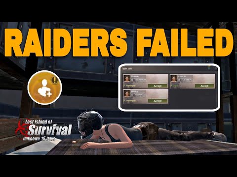The Raiders Failed to OFFLINE RAID me Last Island of Survival 