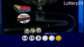 2017 04 18 Mega Millions Numbers and draw results