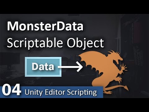 Monsterdata Scriptable Object 04 Unity Editor Scripting