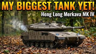 My BIGGEST Tank Yet!! - Heng Long Merkava MK IV RC Tank Review