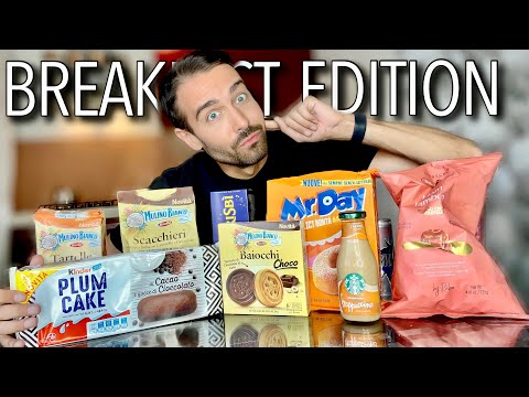 PROVO E VOTO TUTTE LE NOVITÀ AL SUPERMERCATO PER LA COLAZIONE! 🍪🥛