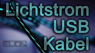 USB LED Ladekabel | Micro USB Lightning Cable | Lichtstrom Handy Kabel