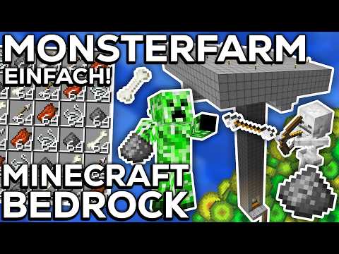 EINFACHE MONSTER XP FARM MINECRAFT BEDROCK 1.21