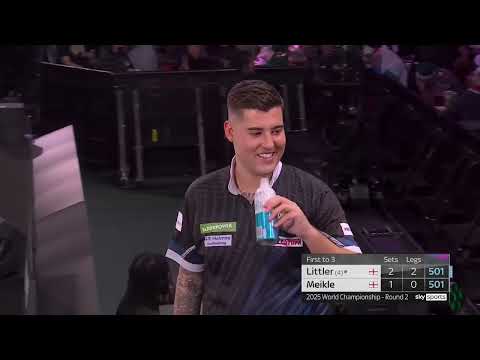 LUKE LITTLER AVERAGES RECORD BREAKING 140.91 IN SET VS RYAN MEIKLE 2024/25 WORLD DARTS CHAMPIONSHIPS