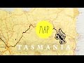 ROADTRIP MAP TASMANIA AUSTRALIA