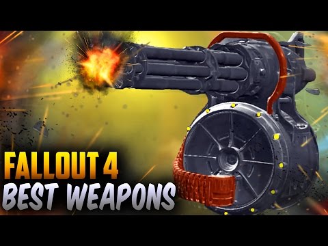 Fallout 4 Best Weapons - Explosive Minigun Most Overpowered Weapon (Fallout 4 Rare Weapons)