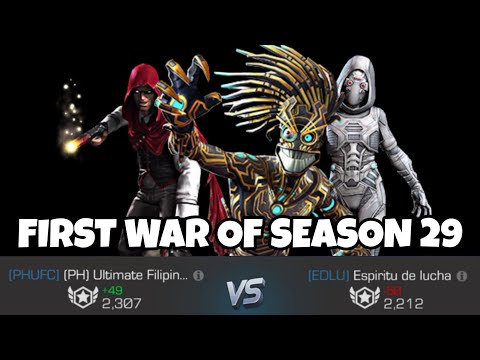 PHUFC vs. EDLU - Alliance War Season 29 | MCOC
